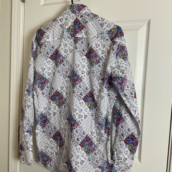 MASUTTO TOM/05 LONG SLEEVE BUTTON DOWN SHIRT Size small - Picture 8 of 10